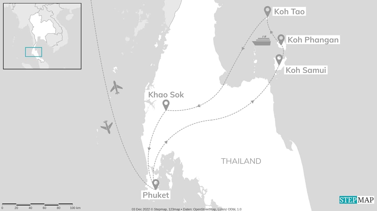 Explore Thailand: Khao Sok & Inselhopping im Golf