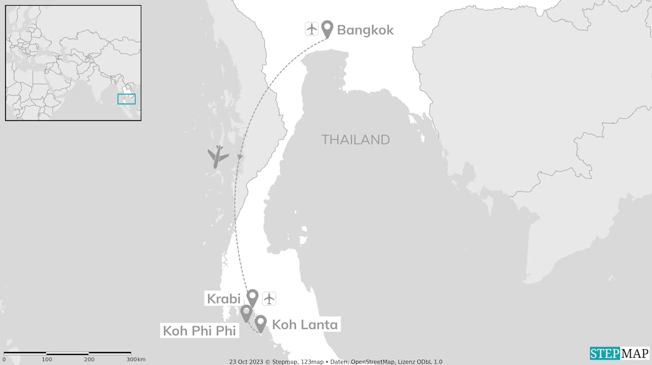 Thailands Süden: Bangkok, Krabi & Koh Lanta