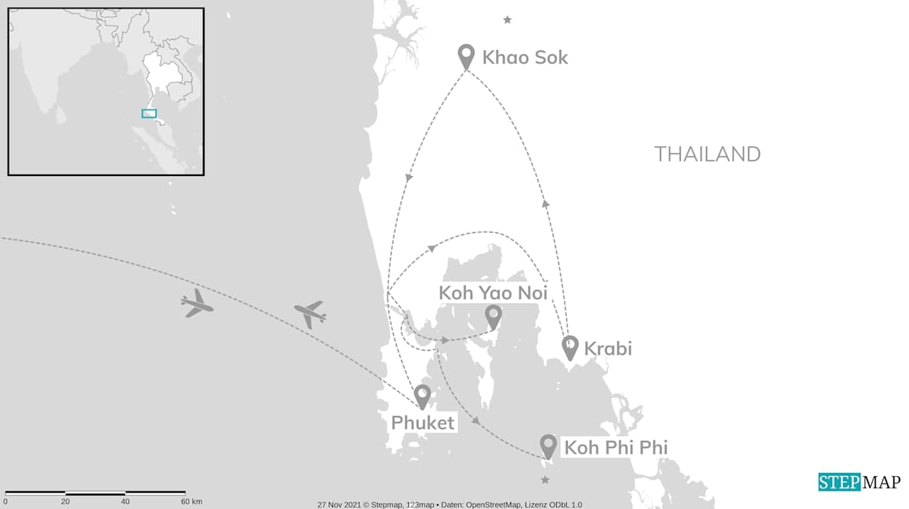 Explore Thailand: Dschungel meets Koh Yao Noi & Koh Phi Phi