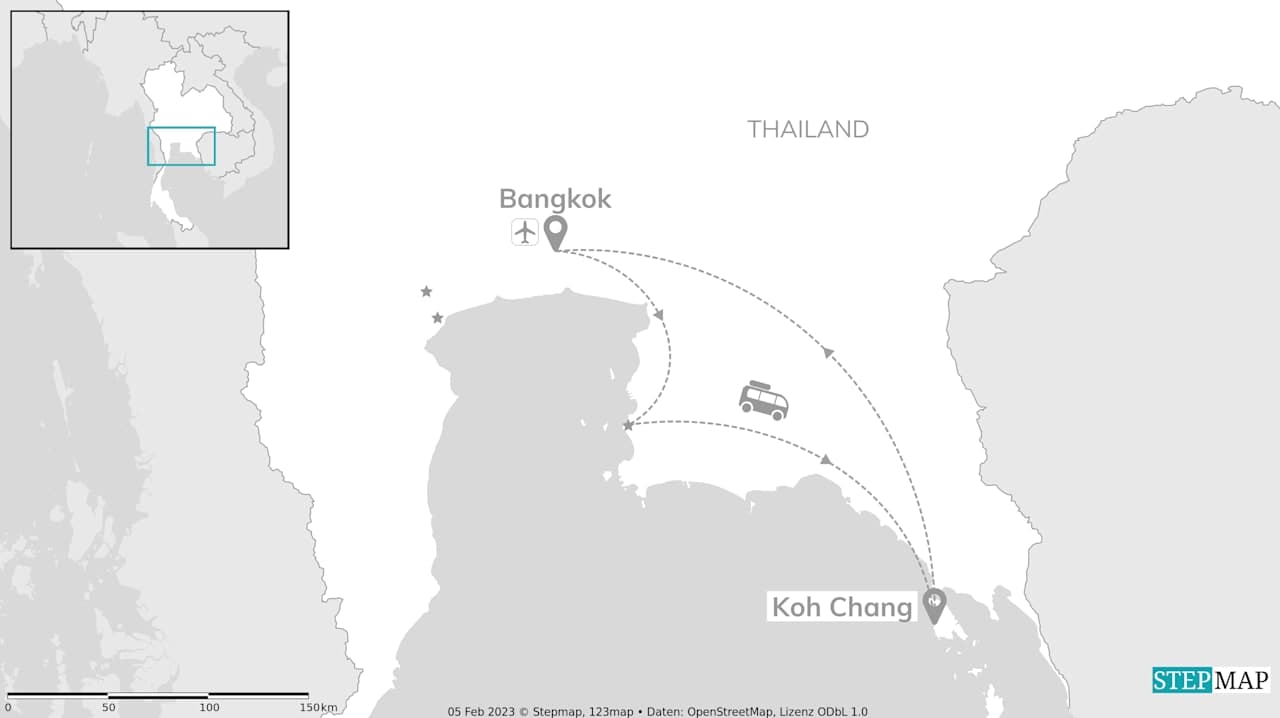 Bangkok & Koh Chang: Tempel, Tuk Tuks & Traumstrand!