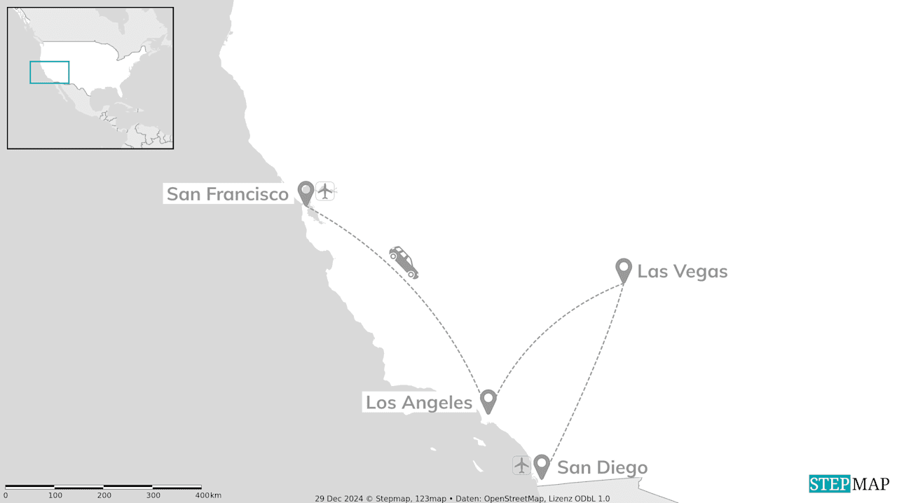 USA Roadtrip: Cruisin' from the Golden Gate to the Shore